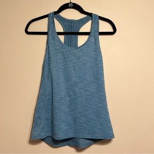 Lululemon Hotwave Tank Heathered Tofino Teal Top Size‎ Size 6